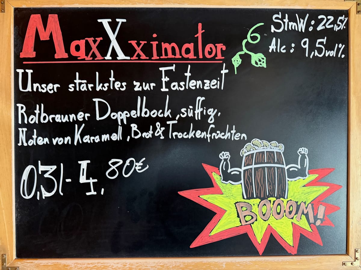 MaxXximator  -  Flüssiges bricht Fasten nicht...