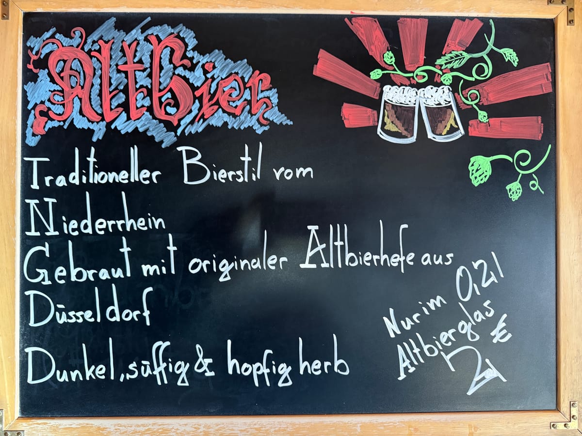 Altbier  -  rheinische Biertradition im Lindenbräu!